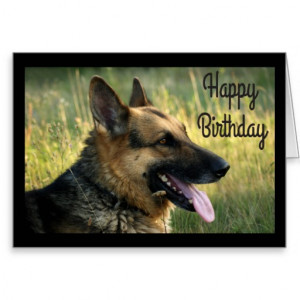 happy_birthday_german_shepherd_puppy_dog_card ...