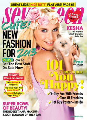 ... Seventeen.com and pick up the February issue of Seventeen , on