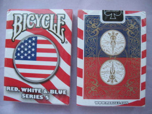 Bicycle Red White And Blue