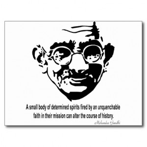 Gandhi Inspiration Quote - Faith Post Cards