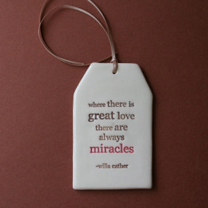 ceramic quote tag great love image photo picture