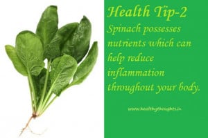 Health Tip of The Day- Reducing Body Inflammation