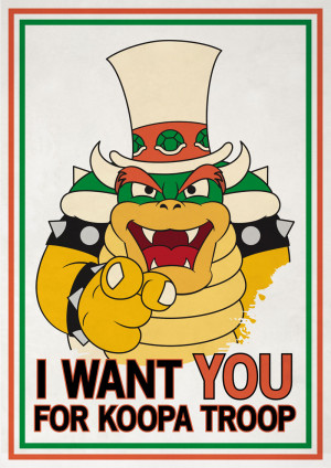Bowser wants you, enlist today! Join the Koopa Troop and free the ...