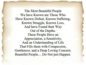 Most beautiful people quote