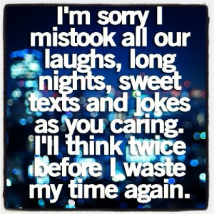 Try not wasting my time in future