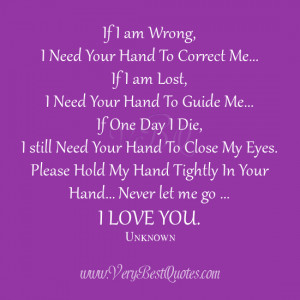 Sweet love quotes, hold my hands, cute love sayings, I love you quotes