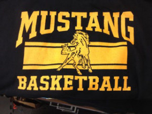 Mustang Basketball Jersey