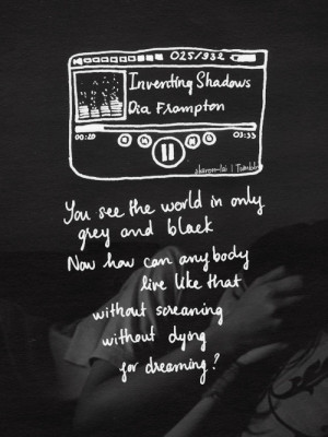 sharon-lai:Haunting lyrics: Inventing Shadows - Dia Framtonone more ...