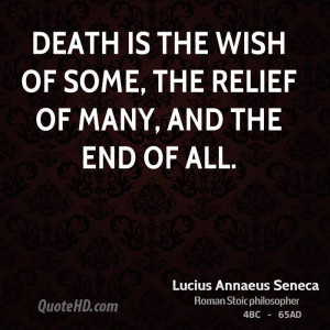 Lucius Annaeus Seneca Death Quotes