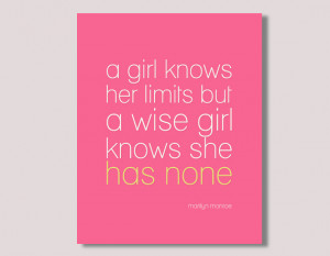 girl knows her limits a wise girl knows she has by inkanddolly