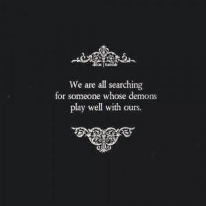 demons, love, quotes
