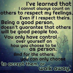 dont count on others