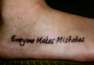 Motivational Quotes Foot Tattoos Pic #18