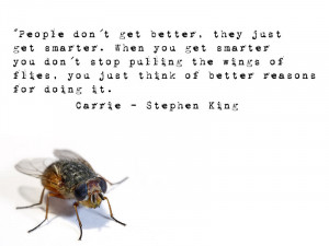 Just some random Stephen King quotes. Cuz he’s just a very quotable ...