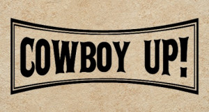 home vinyl wall art country western cowboy up cowboy up