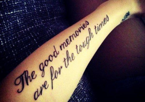 unique tattoo on arm , best quotes tattoo for men and women