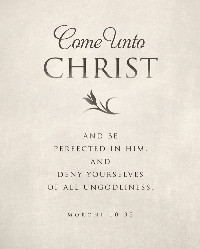 Quotes and Sayings- Youth Theme 2014- Come Unto Christ Print