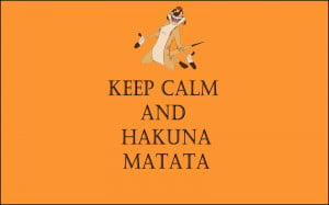 minimalistic orange quotes textures the lion king keep calm and hakuna ...