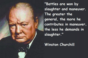 Battles are won by slaughter and maneuver... - http ...