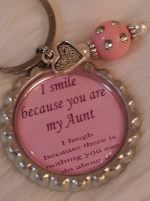 Aunt keychain, Funny quote, Aunt gift, Funny gift