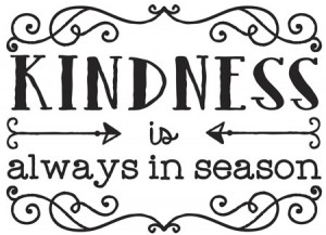 Kindness Quote Peel and Stick Wall Decals