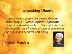 Ubuntu Story – Let’s All of Us Always carry this Attitude within ...