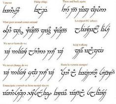 Phrase Translator For The Elvish Font Arabic Words Or Pictures