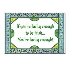 Cute Irish celtic sayings Postcards (Package of 8)