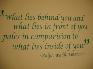 Cool quote from Ralph Waldo Emerson