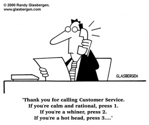 Funny Customer Service Cartoon - IVR