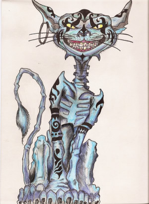 American McGees Cheshire Cat Tattoo