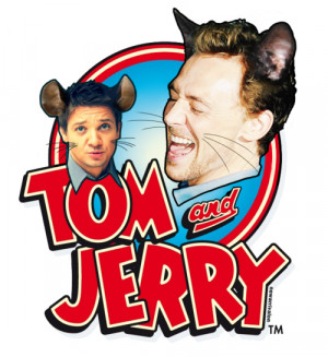 tom and jerry tom hiddleston photoshop loki avengers Hawkeye Jeremy ...