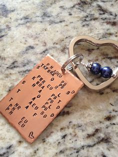 Court Reporter Keychain written in your steno theory - personalize ...