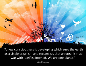 Carl Sagan Quote Shirt New Consciousness Developing Which Sees