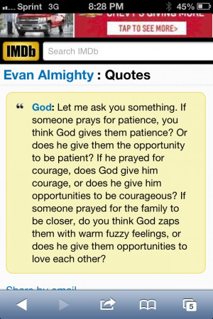 quote from God in Evan Almighty