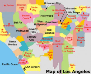 LOS ANGELES DISTRICT MAP - image quotes at BuzzQuotes.com