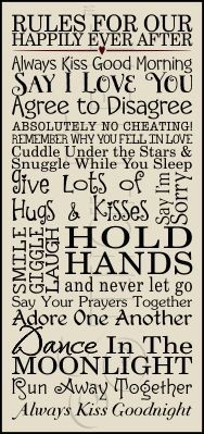 Rules For Our Happily Ever After | quotes I love