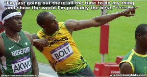 Usain Bolt quote