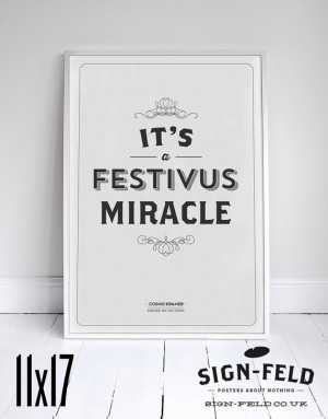 Festivus Seinfeld Quotes Poster - seinfeld quote