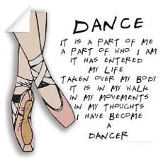 Dance - and many other dance related sayings my princess will love ...