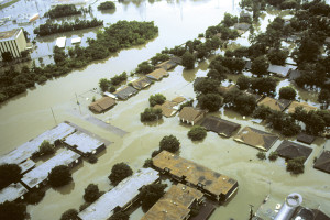 Tropical Storm Allison Flood Map