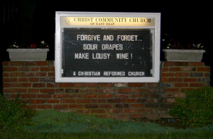 Marquees a pulpit for one-sentence sermons | The San Diego Union