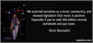 We asserted ourselves as a music community, and showed legislators ...