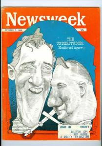 1968 Newsweek Magazine Edmund S Muskie Spiro T Agnew Cover