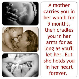 Being a mother = forever love ♥