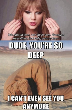 Taylor Swift’s deep thoughts