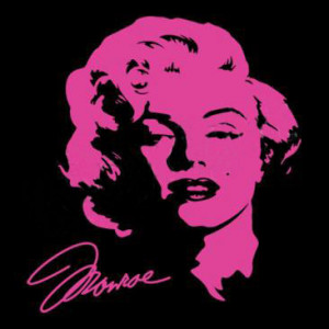 Marilyn Monroe Pink Neon – Garden Flag