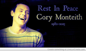 Rip Cory Monteith