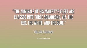 The admirals of his majesty's fleet are classed into three squadrons ...