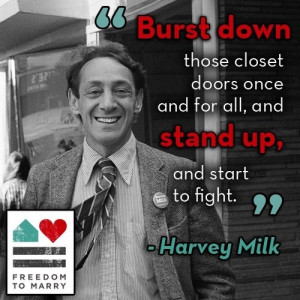 Harvey Milk would be so proud today.